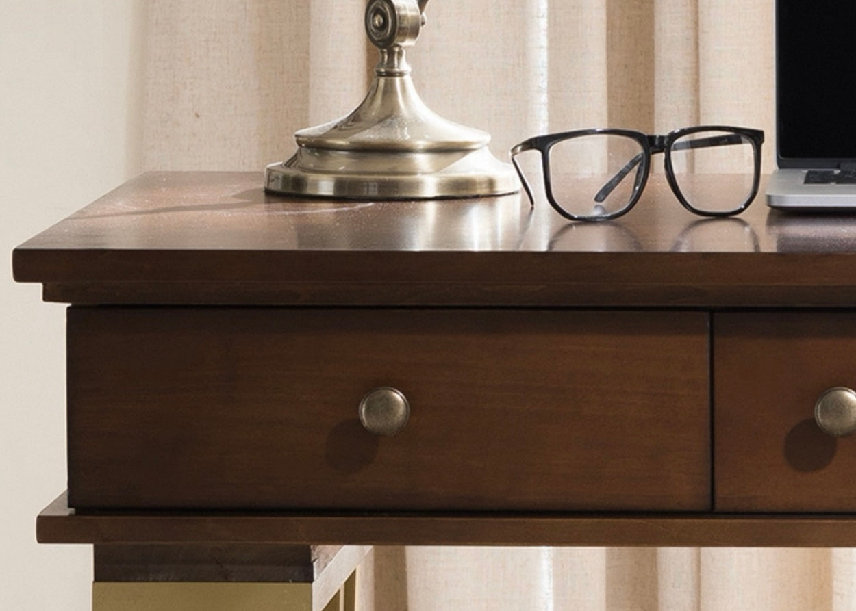 BRANSON Modern Teak Wood Study Desk