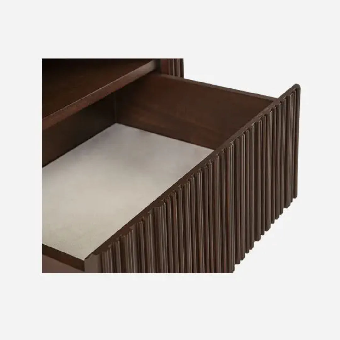 AMELIE Contemporary Fluted Bedside Cabinet