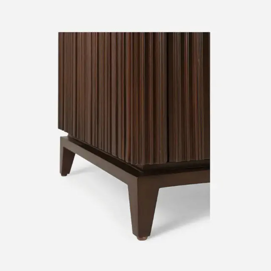 AMELIE Contemporary Fluted Bedside Cabinet