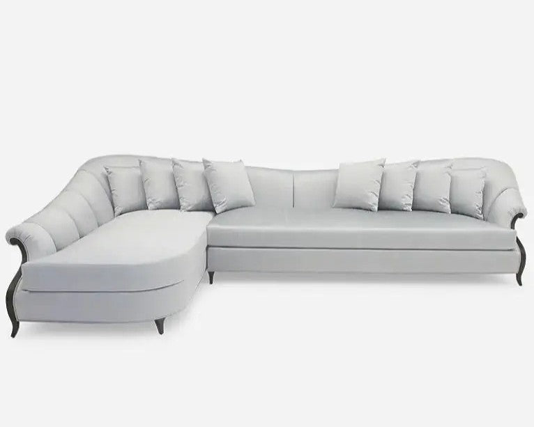 ANDRE Modern Victorian L-Shape Sofa