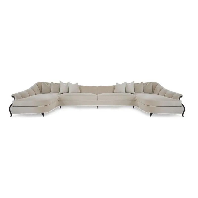 ANDRE Modern Victorian U-Shape Sofa