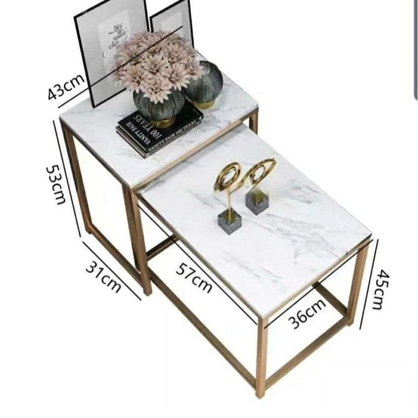 PEVI Modern Nesting Side Tables