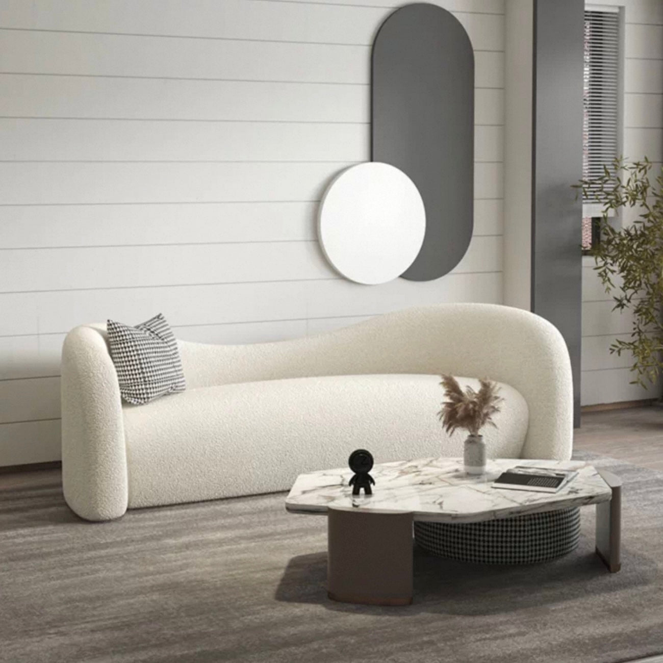 LYDIA Modern Boucle Sofa