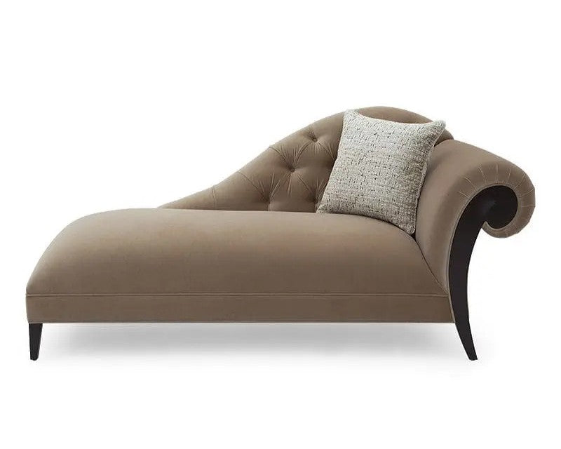 CAMILE Modern Victorian Chaise Lounge