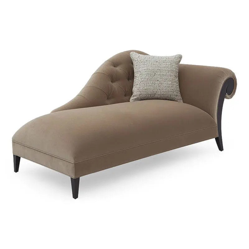CAMILE Modern Victorian Chaise Lounge