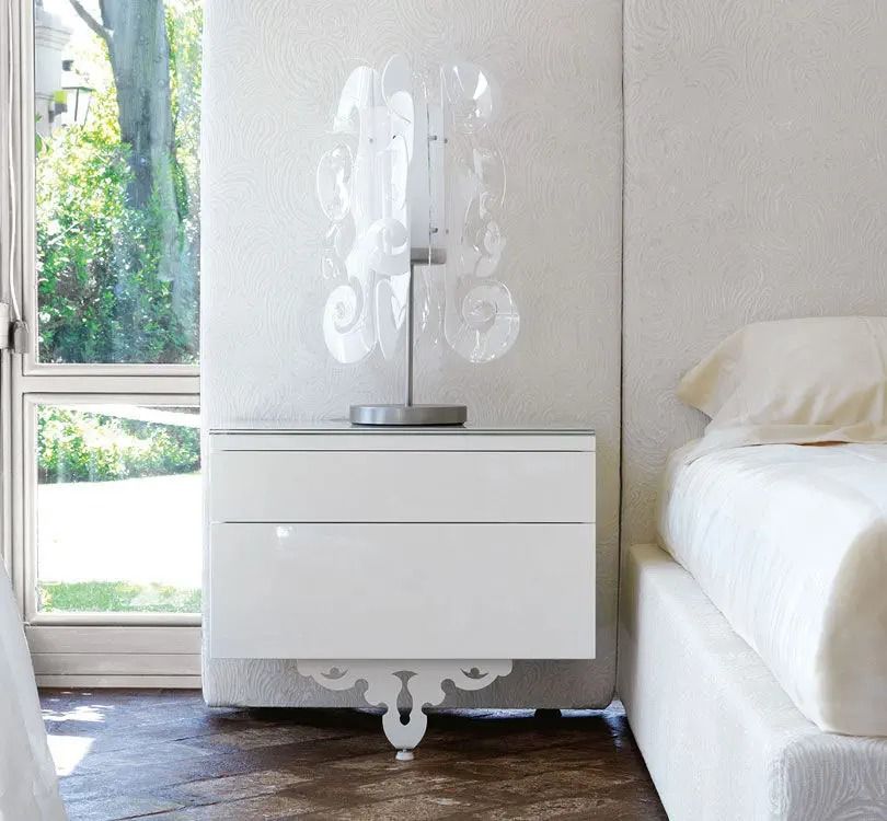 CHARLINE Modern Victorian Bed Frame Set