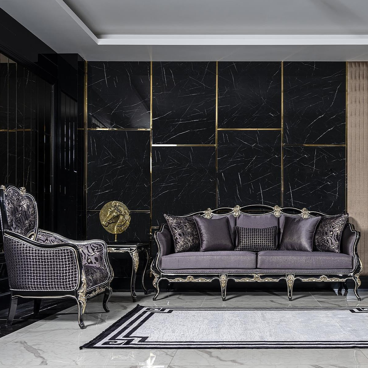 CONTINUUM Classical French Sofa
