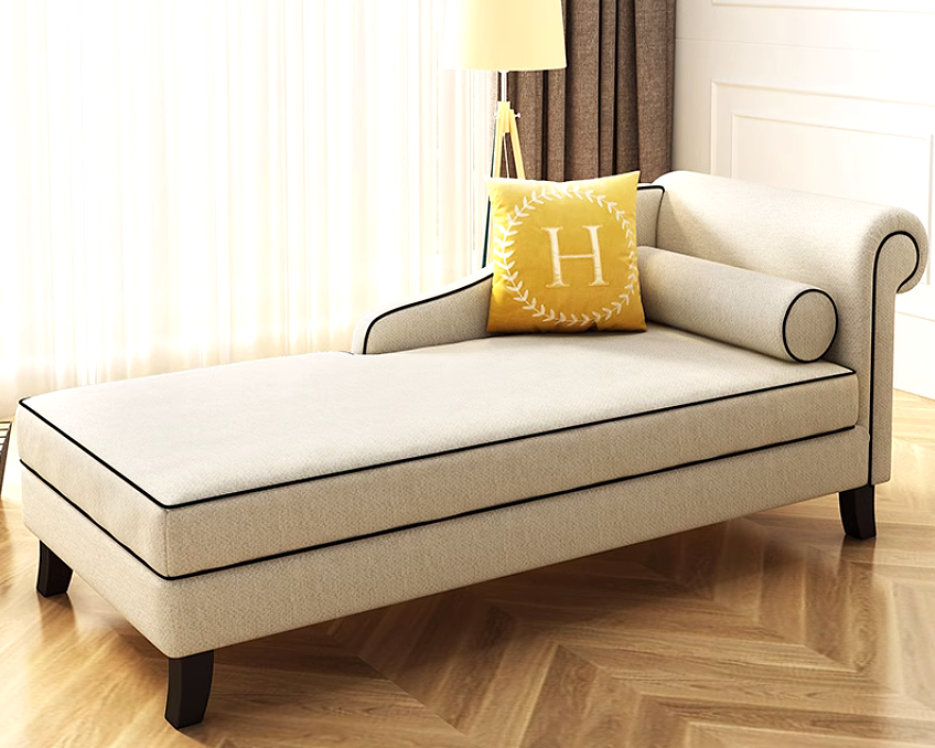 Modern Chesterfield Chaise Lounge