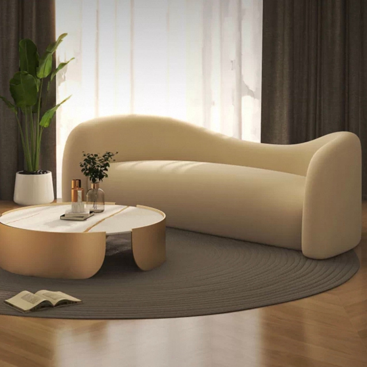 LYDIA Modern Boucle Sofa