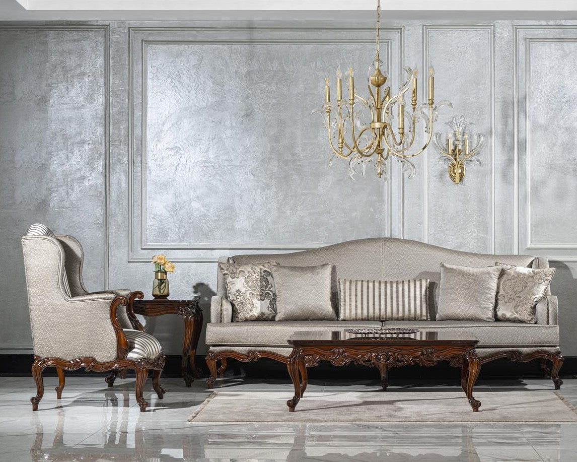 ELODIE Rustic French Coffee Table