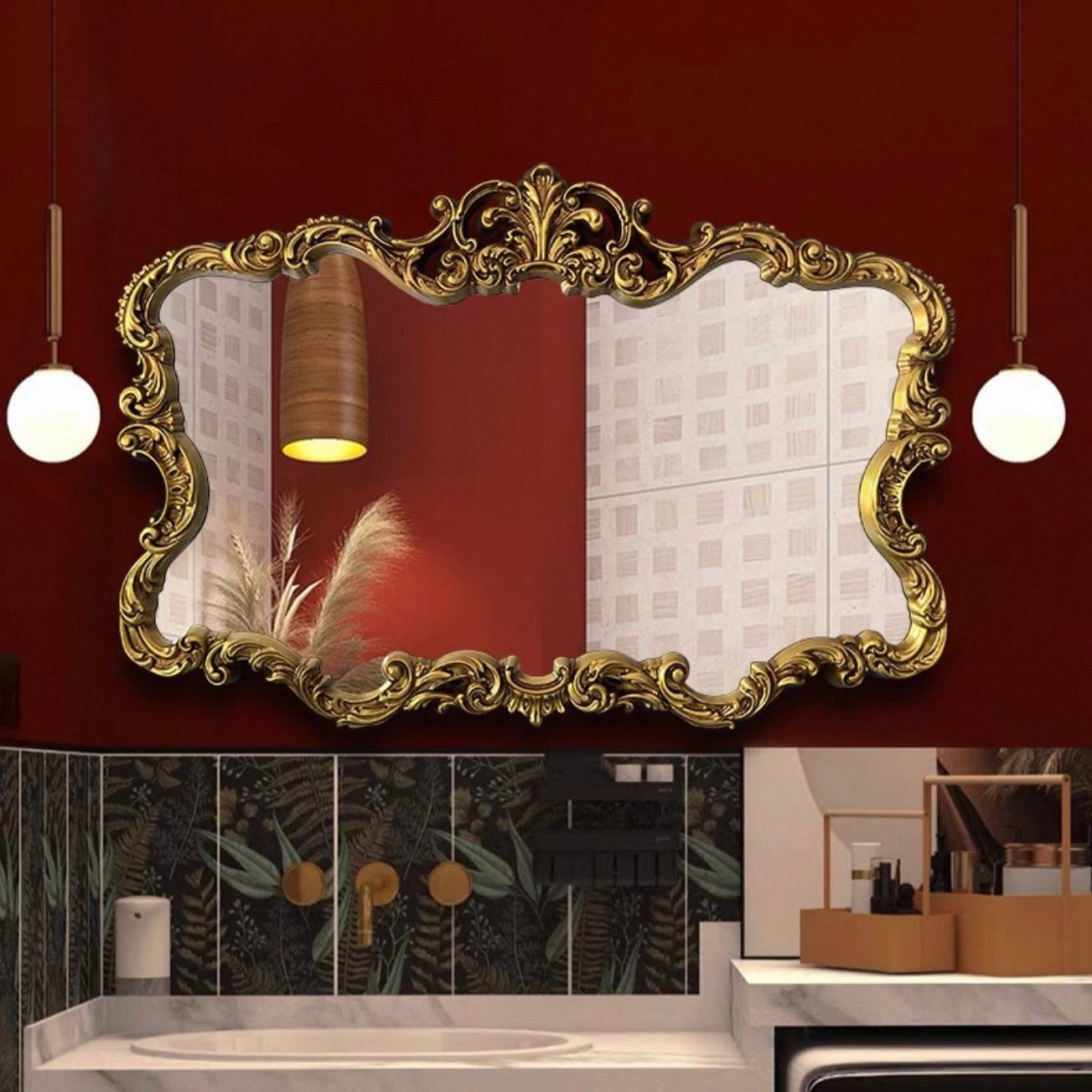 FLEUR Baroque Wall Mirror