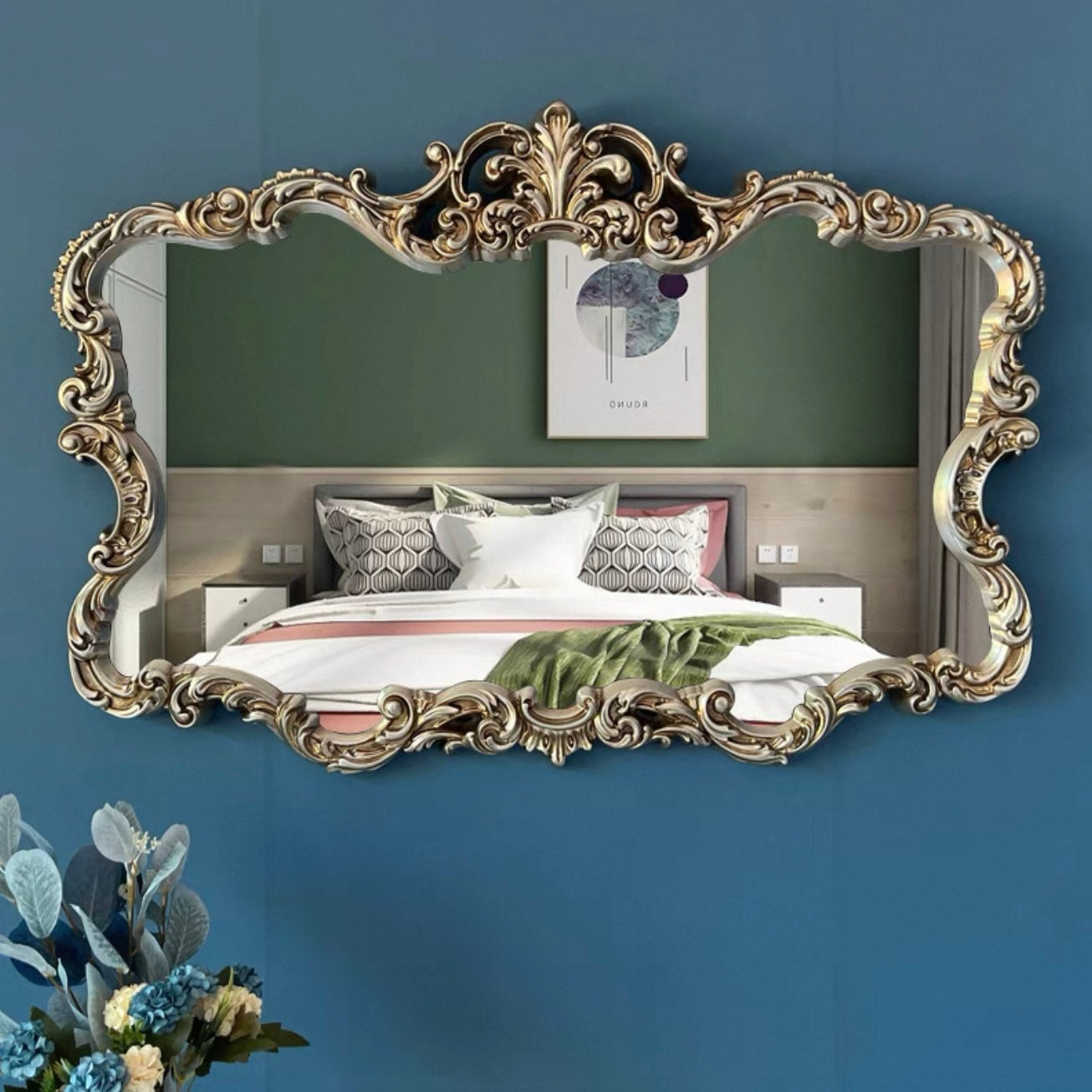 FLEUR Baroque Wall Mirror