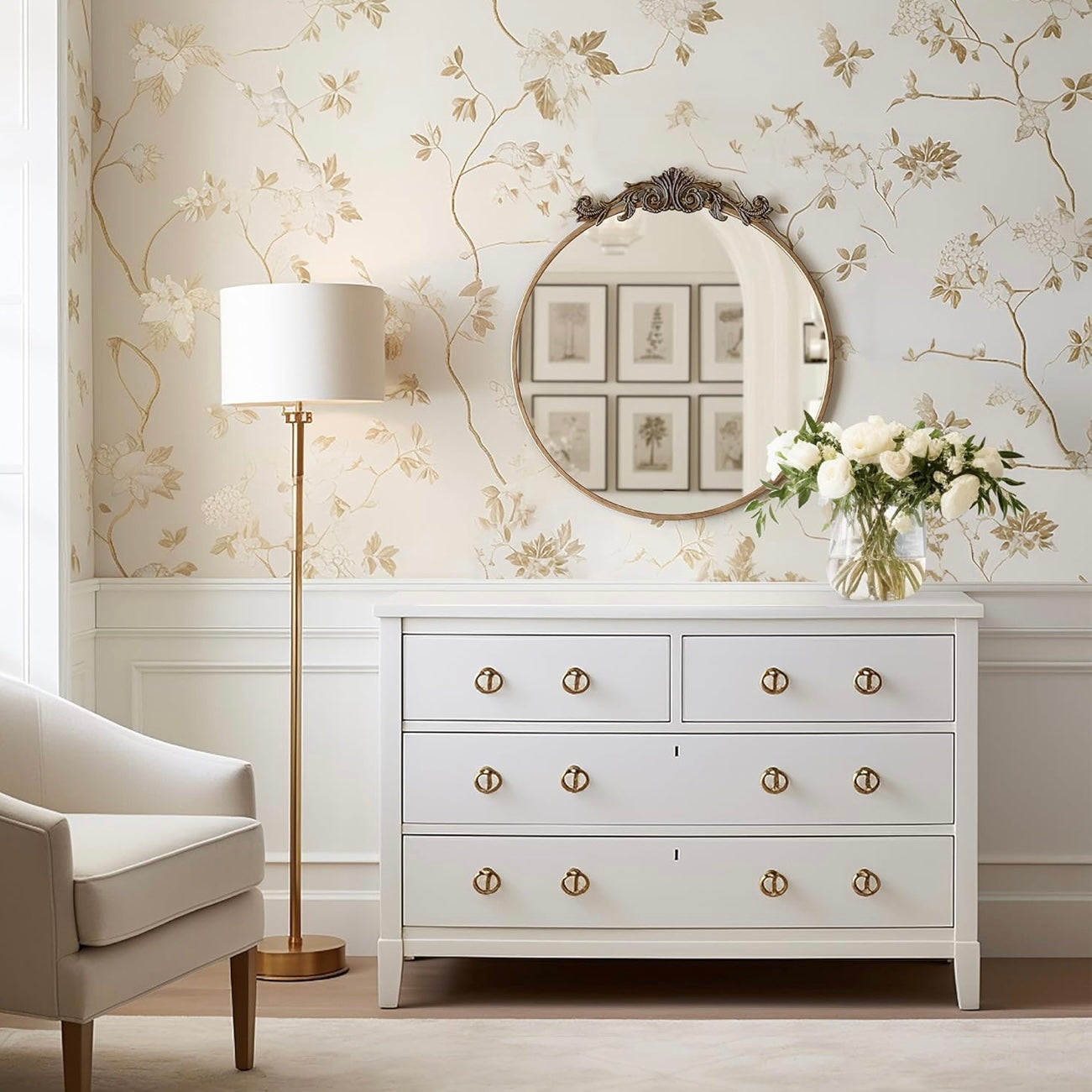 LUVIA Victorian Wall Mirror