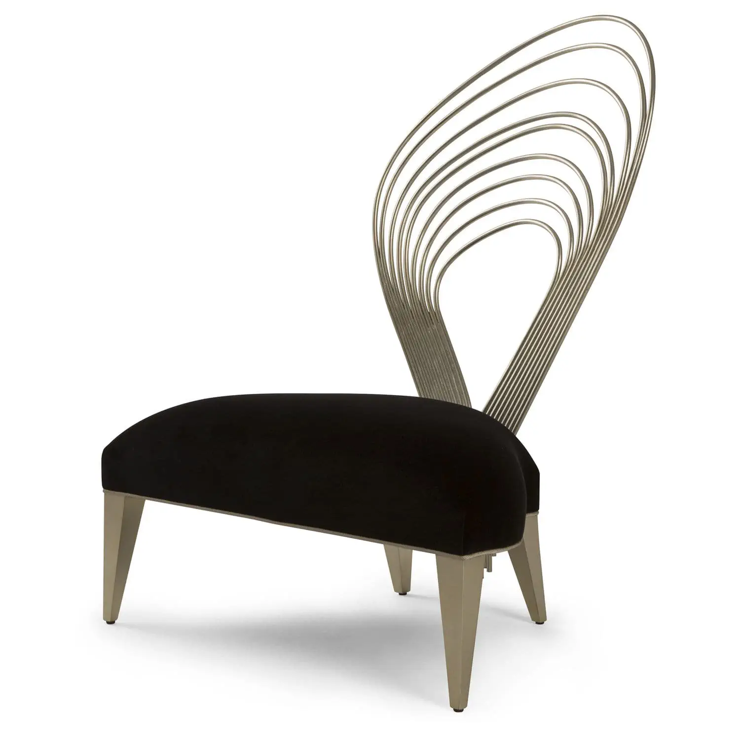 GUSTAVE Modern Unique Metal Accent Chair