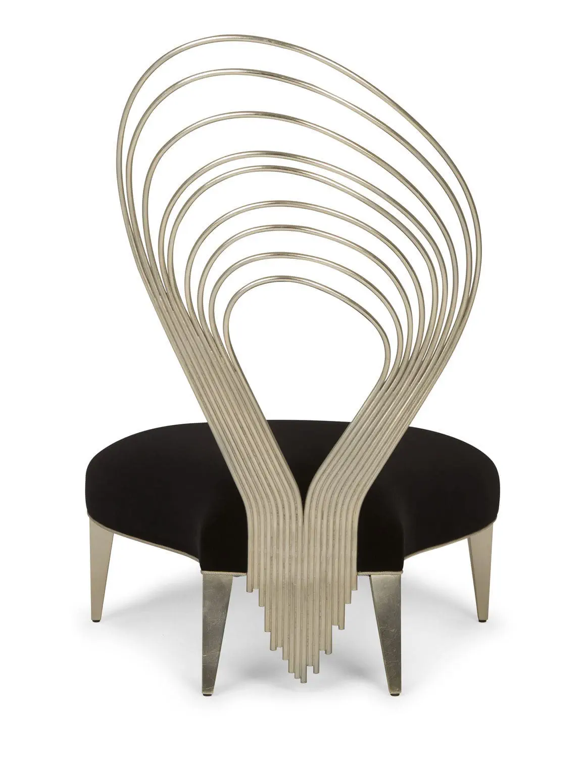GUSTAVE Modern Unique Metal Accent Chair