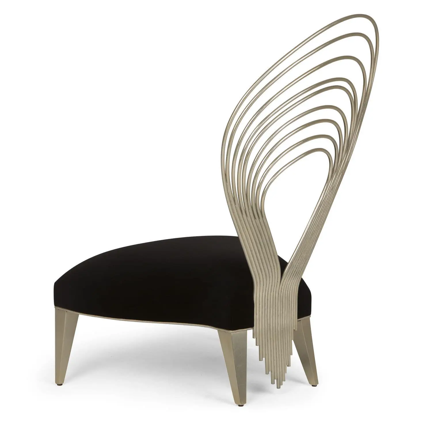 GUSTAVE Modern Unique Metal Accent Chair