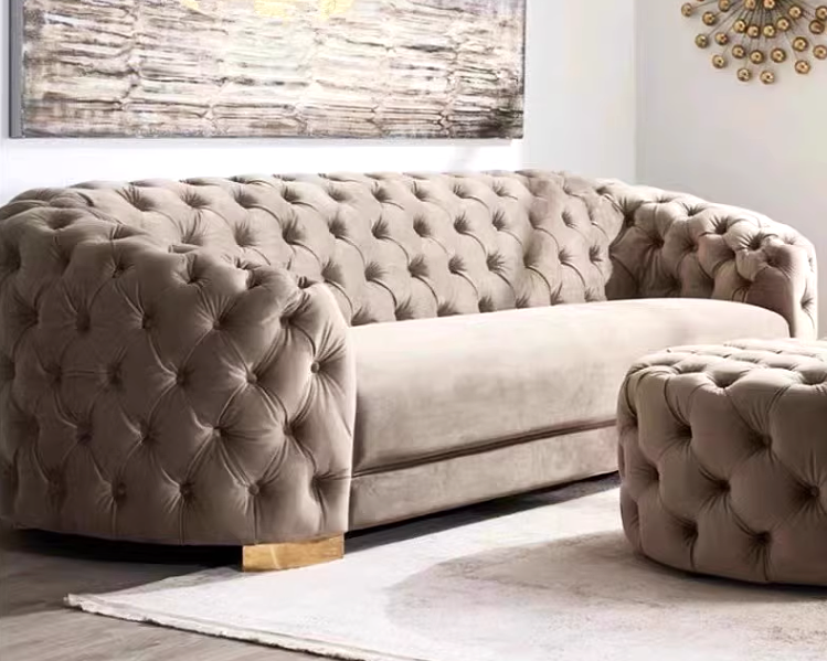 IAN Modern Chesterfield Sofa