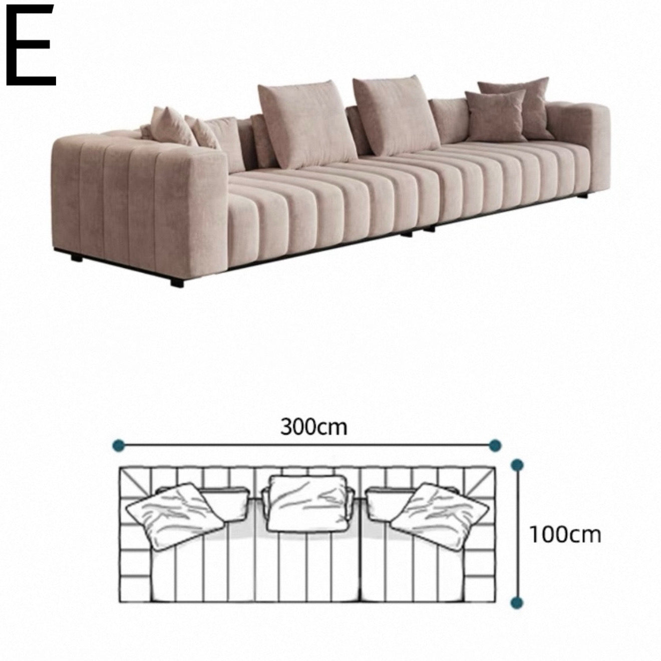 HUGO Modern Sectional Sofa
