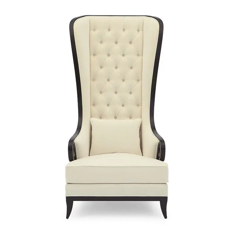 JULIEN Contemporary Luxury High-Back Tufted Wing Chair