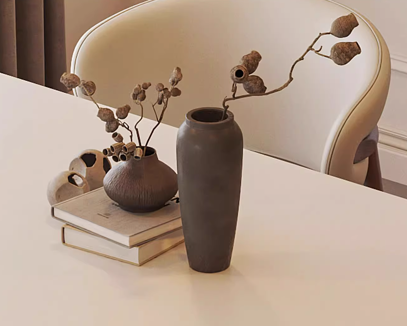 LEIN Japandi Contemporary Dining Chair