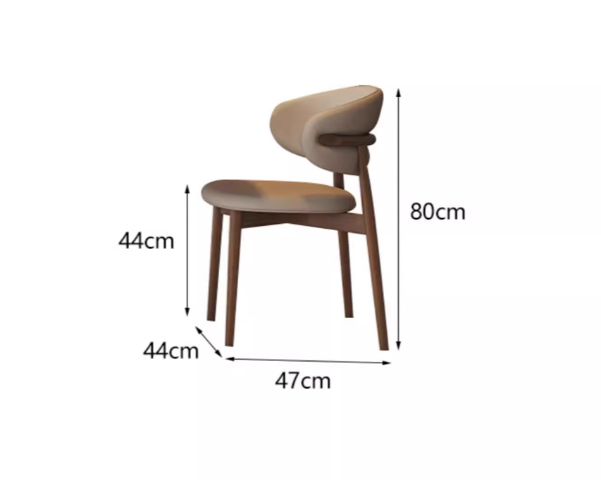 LEIN Japandi Contemporary Dining Chair