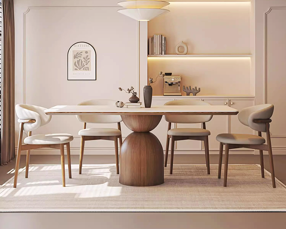 LEIN Japandi Contemporary Dining Chair