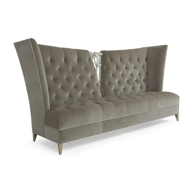 LUCIENNE Modern Victorian High-Back Sofa