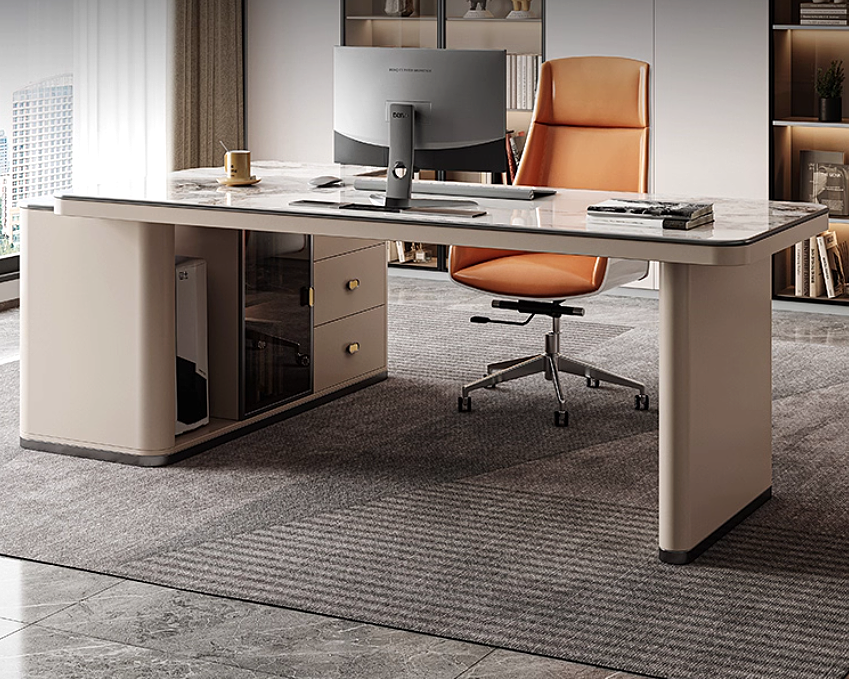 HAMILTON Contemporary Study Table & Swivel Chair Set