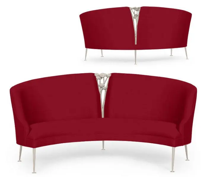 NAEL Modern Victorian Camelia Sofa