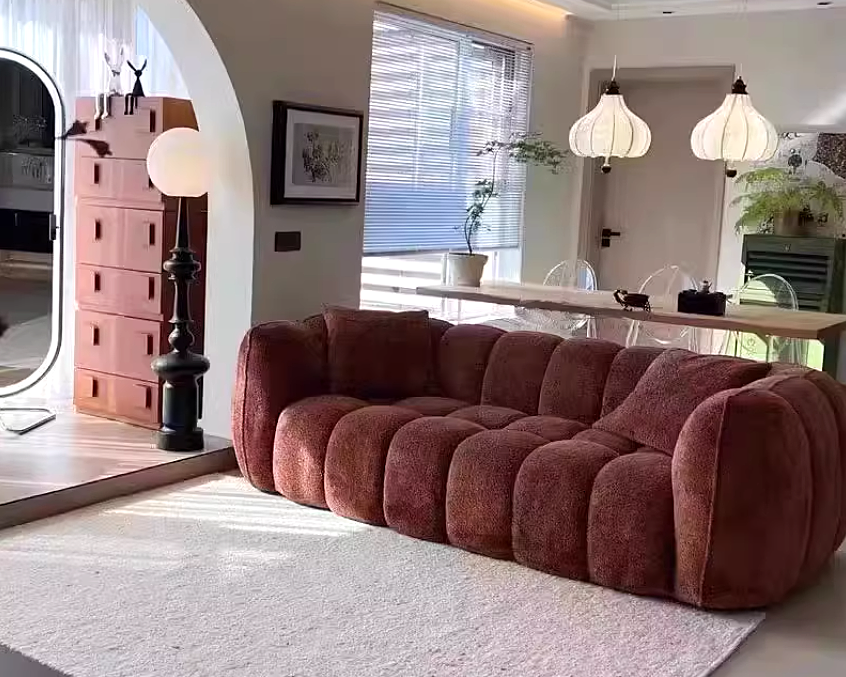 POM Modern Pumpkin Sofa
