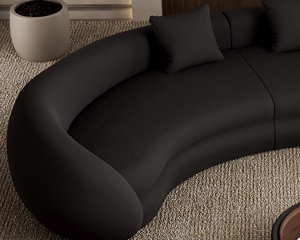 REAH Modern Curved Sofa