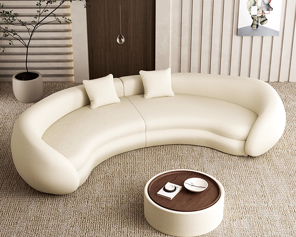 REAH Modern Curved Sofa