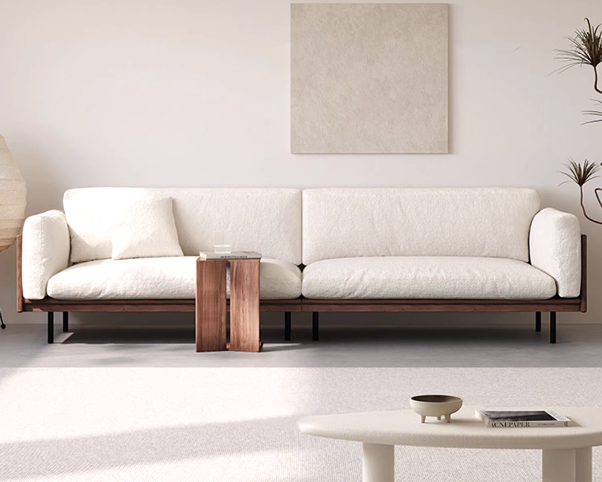REMI Modern Rustic Sofa