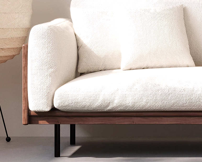 REMI Modern Rustic Sofa