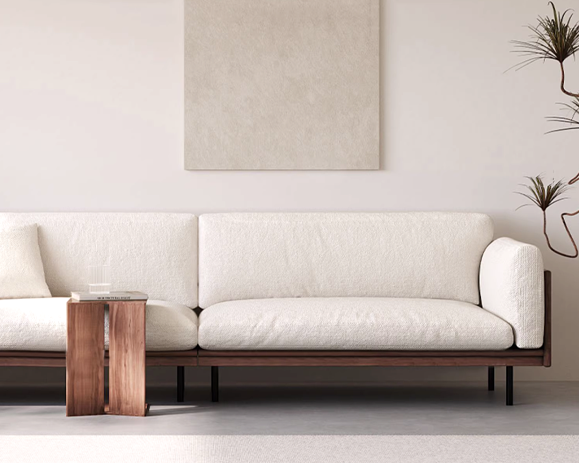 REMI Modern Rustic Sofa