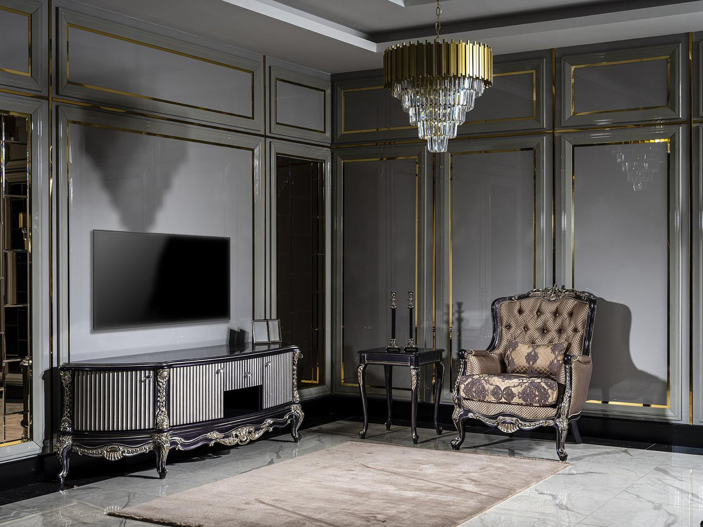 TISSAIA Royal French TV Cabinet