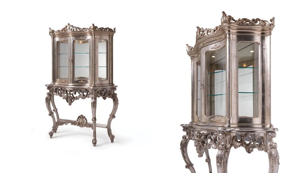 ALESSANDORO Baroque Vitrine Display Cabinet