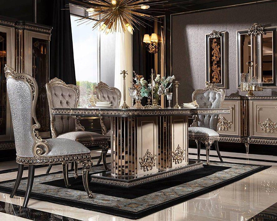 ESMERALDA French Luxe Dining Table & Chairs Set