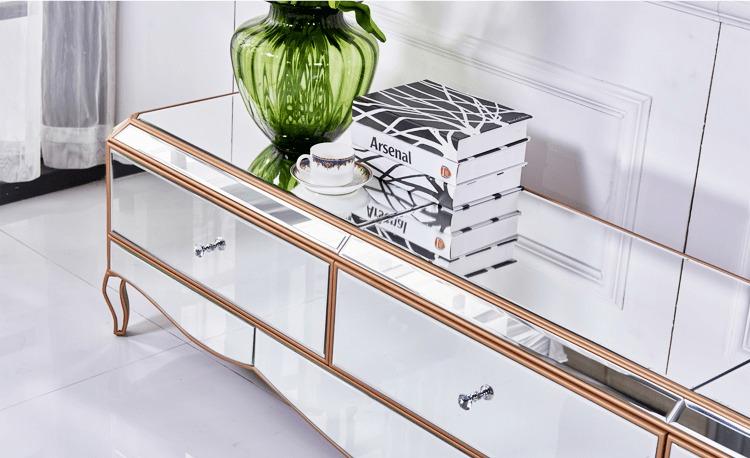 HEPBURN Mirrored Luxe TV Console