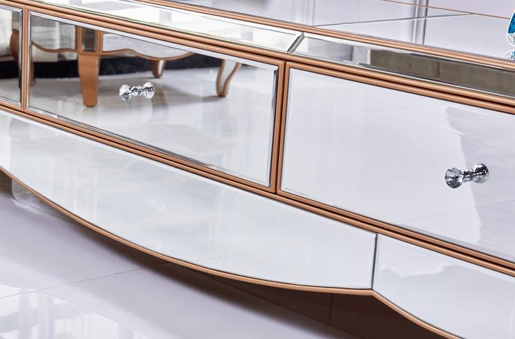 HEPBURN Mirrored Luxe TV Console