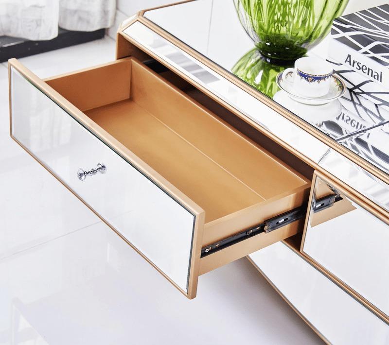 HEPBURN Mirrored TV Console