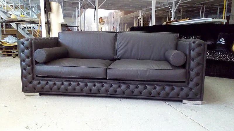 JULIE Modern Chesterfield Sectional Sofa