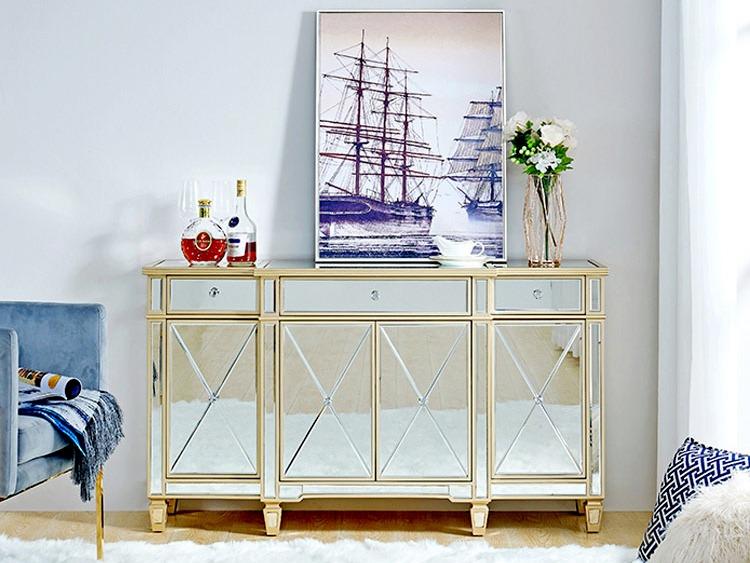 LOPEZ Mirrored Luxe Sideboard