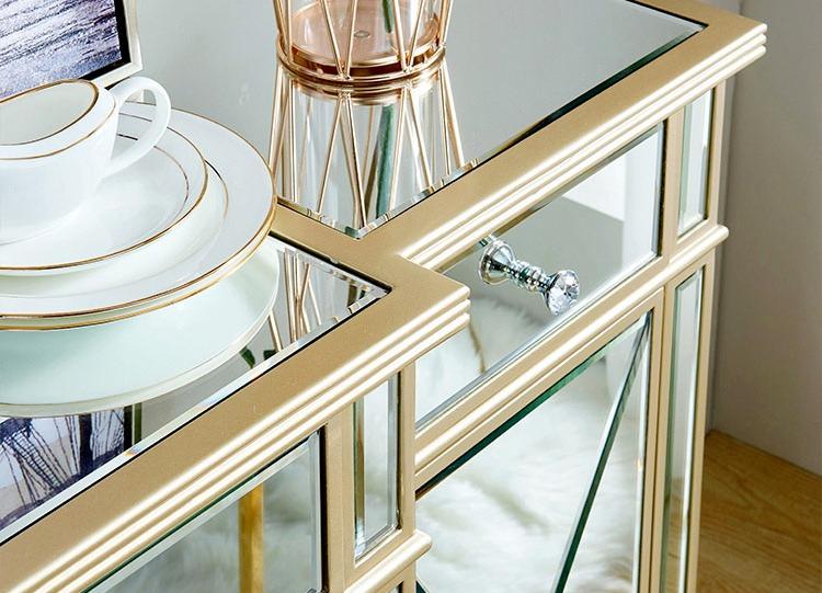 LOPEZ Mirrored Luxe Sideboard