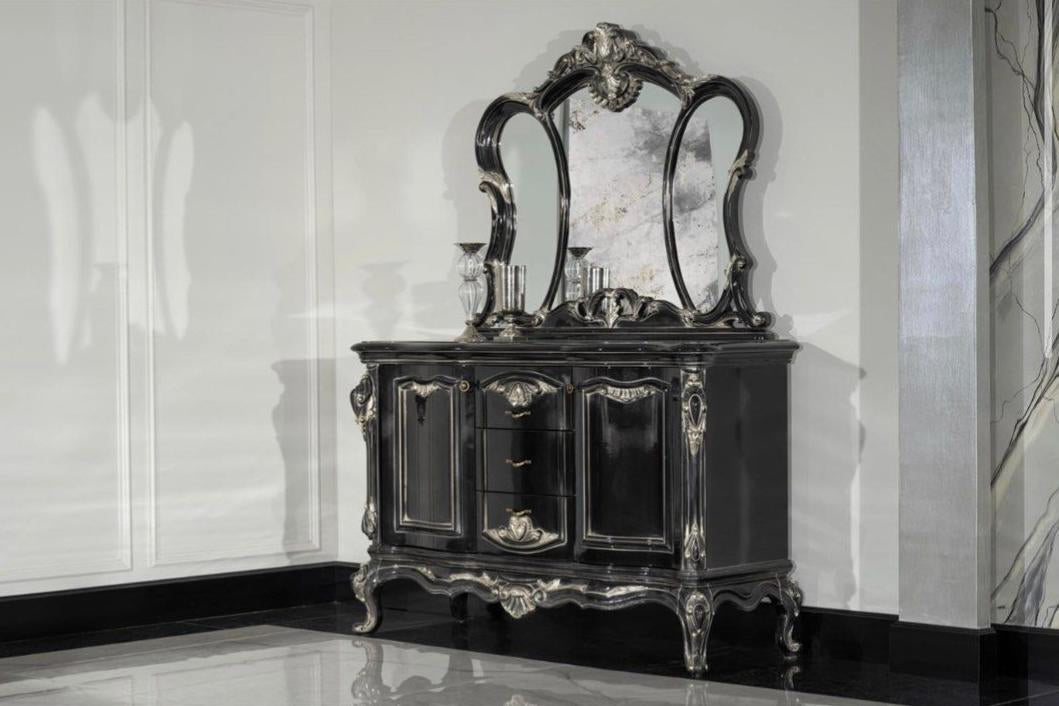 ODASI Baroque Mirror & Vanity Dresser