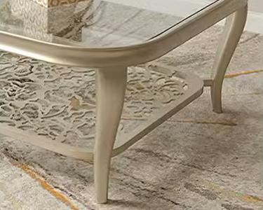 QUEENSLEY Modern Victorian Coffee Table (Rectangular)