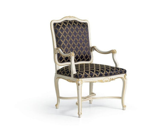 Louis XVI Dining Armchair, Victorian French Provincial Neoclassical Rococo Design