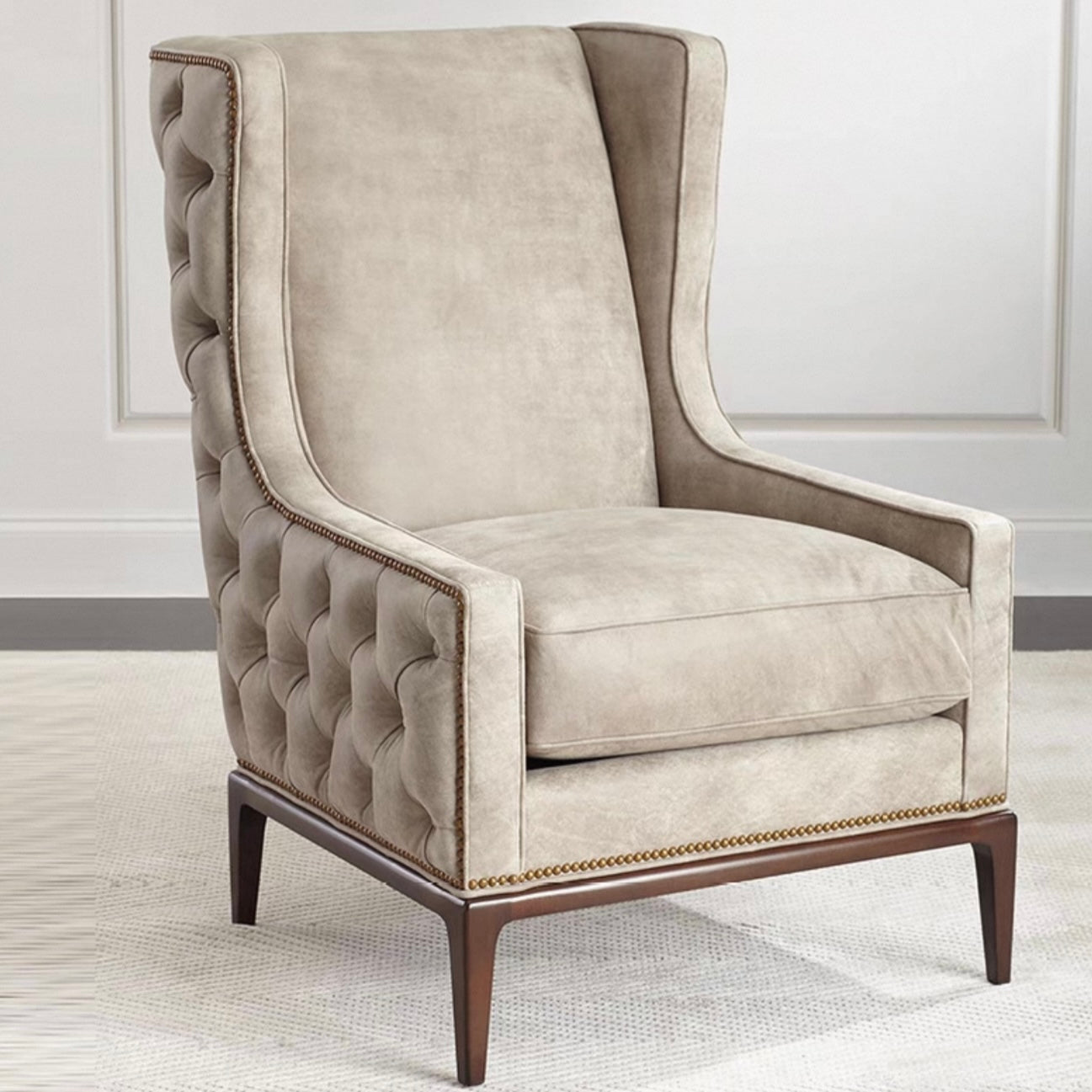 EMRIE Modern Lounge Chair & Ottoman