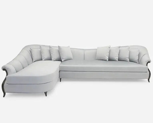ANDRE Modern Victorian L-Shape Sofa