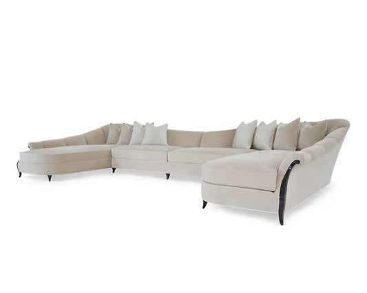 ANDRE Modern Victorian U-Shape Sofa